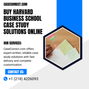 Buy Harvard Business School Case Study Solutions Online